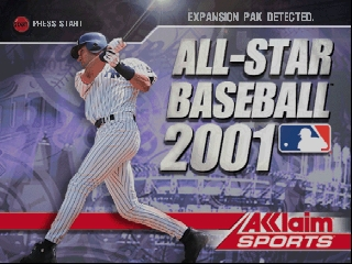 All-Star Baseball 2001 (USA) Title Screen